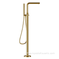 Fashion Luxury Brass Floor Mount Bathtub Faucets